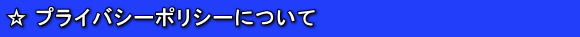 プライバシーポリシーについて